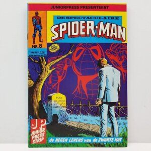 Spectacular Spider-Man Dutch Comic Book 1979 Juniorpress #8 Black Cat NM